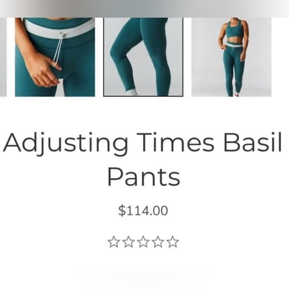 NWT 925fit Adjusting Times Leggings in Basil Green Size Small - Picture 13 of 13